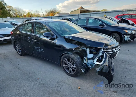 2018 Hyundai Elantra Sel z USA, uszkodzony, nr VIN 5NPD84LF7JH347623